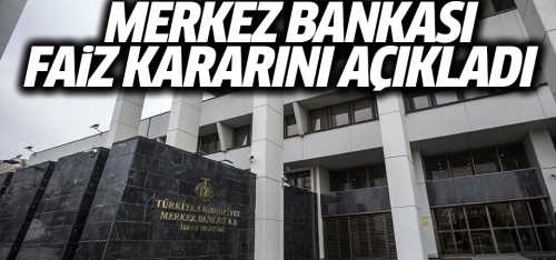 Merkez Bankası Faiz Kararını Sabit tuttu