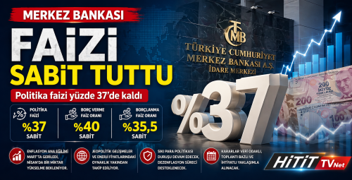 Merkez Bankası Faizi %37’de Sabit Tuttu!