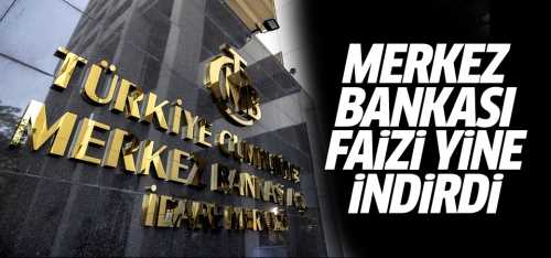 Merkez Bankası faizi 150 baz puan indirdi