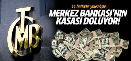 Merkez Bankası'nın Kasası Yükselişte