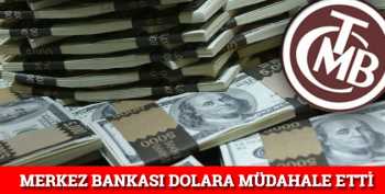 Merkez Bankasından dolara müdahale