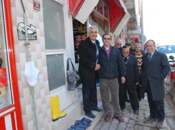 MHP adayı Haydar Kurşun Esnaf Ziyaretinde 