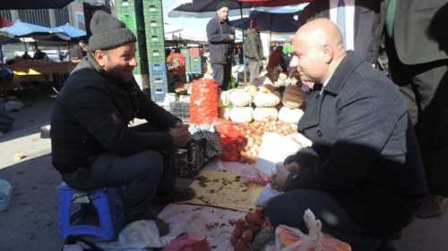 MHP Belediye Başkan Adayı Şahin,dert dinledi