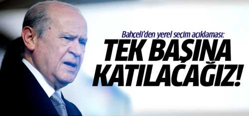 MHP'nin yerel seçim açıklaması