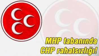 MHP tabanında CHP rahatsızlığı var
