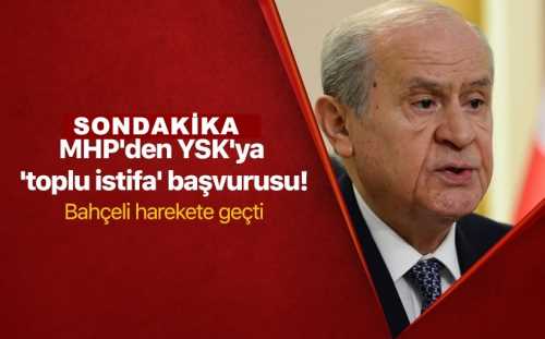 MHP YSK'ya  başvurusunu yaptı