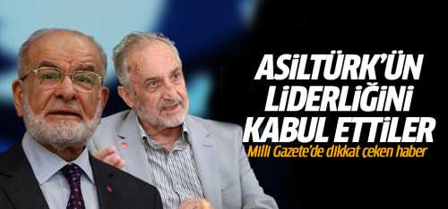 Milli Gazete'de 'Oğuzhan Asiltürk' haberi