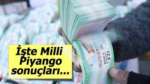 Milli Piyango çekilişi yapıldı
