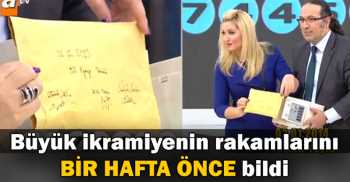 Milli Piyangoda büyük ikramiyenin rakamlarını bildi