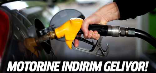 Motorine 1 lira 34 kuruş indirim geliyor!