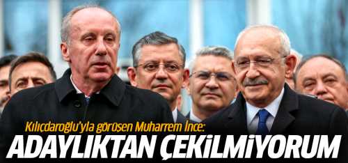 Muharrem İnce "Hoşgeldin-Güle Güle"dedi