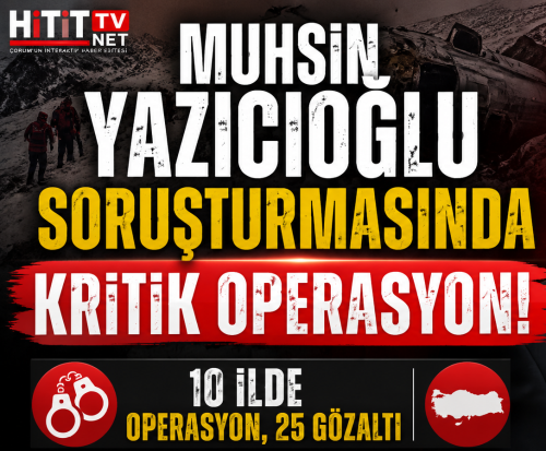 Muhsin Yazıcıoğlu Soruşturmasında Kritik Operasyon!