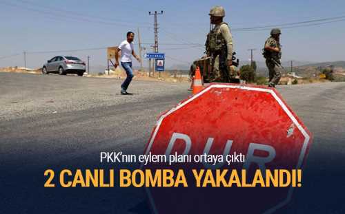 Muş'ta İki Canlı bomba yakalandı