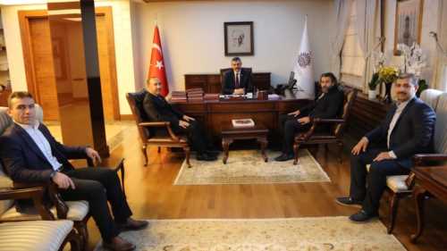 Mustafa Malkoç'tan Vali Çiftciye hoşgeldin ziyareti