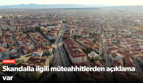Müteahhitler Platformu'ndan Skandala İlişkin Açıklama Geldi!
