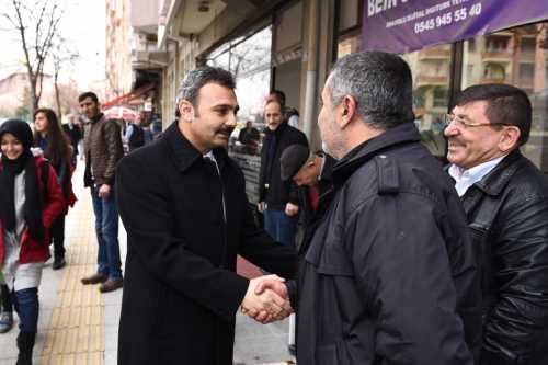 Muzaffer Külcü Esnaf ile Hasbihal yaptı