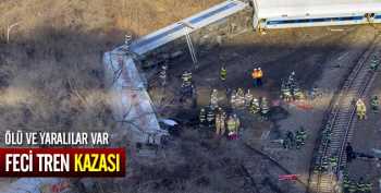 New York treni raydan çıktı