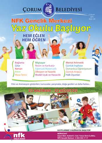 NFK Gençlik Merkezi’nden Yaz Okulu