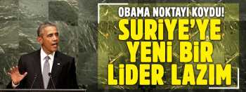 OBAMA NOKTAYI KOYDU ESED GİTMELİ