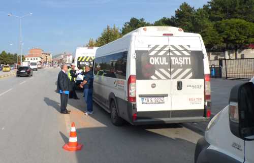 Öğrenci Servis Araçları Denetlendi