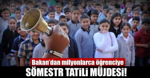 ÖĞRENCİLERE 15 TATİLDE ÖDEV VERİLMEYECEK!