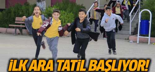 Öğrencilerin ilk karnesiz ara tatili bugün başlıyor