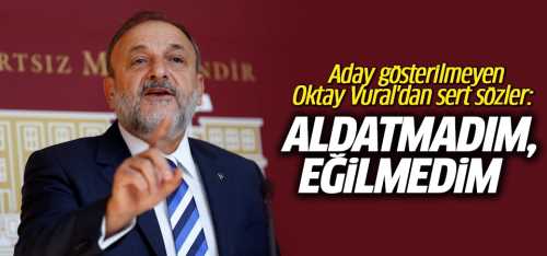 Oktay Vural'dan MHP'ye Sitemli Sözler