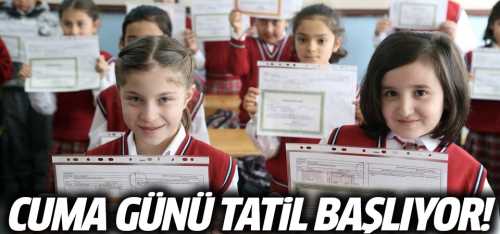 Okullar Cuma günü Tatil Olacak