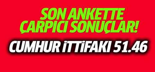 Optimar'ın yaptığı Genel seçim anketi!