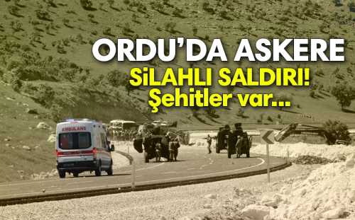 Ordu'da PKK’lı teröristlerin açtığı ateşle 3 asker şehit oldu, 2 asker yaralandı