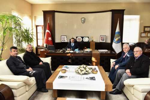 Orhan Ateş’ten Başkan Külcü’ye teşekkür ziyareti