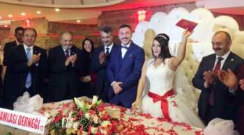 ORTAKÖY BELEDİYE BAŞKANI KIZINI EVLENDİRDİ