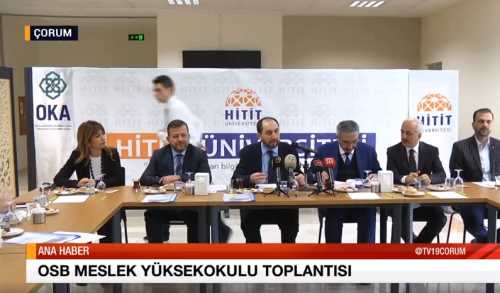 OSB MESLEK YÜKSEKOKULU TOPLANTISI YAPILDI