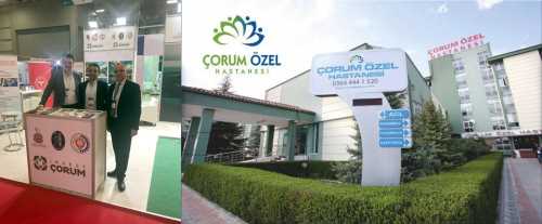 Özel Hastane Sağlık Turizminde  Hestourex Fuarı’nda Çorum'u temsil etti