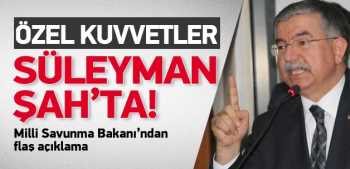 Özel Kuvvetler Süleyman Şah'ta