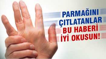 Parmak çıtlatmanın gizemi  çözüldü