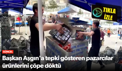 Pazarcıdan Başkan Aşgın'a Öfke Protestosu!