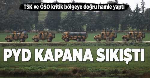 PKK'ların Afrin'den kaçış yolu kapatıldı!.