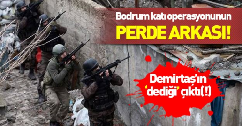 PKK'lı teröristler Kanalizasyon'da öldürüldü!..