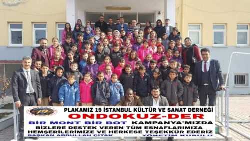  Plakamız 19 Kültür ve Sanat Derneğinden “Bir Mont Bir Bot”