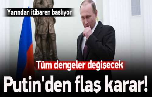 Putin, yarından başlayarak Rus askerlerinin Suriye'den çekilmeye başlayacağını duyurdu.