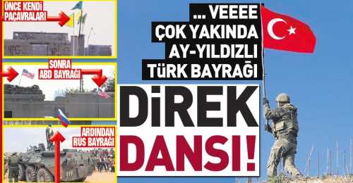 PYD-YPG-Terör örgütü Direk dansı yapıyor