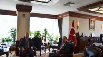 R.M.Alkan Asım Balcı’ya hayırlı olsun ziyaretinde bulundu