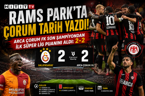 RAMS Park’ta Çorum Direnişi: Galatasaray 2-2 Çorum FK
