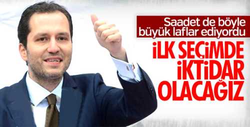 Refah Partisi Tek başına iktidar olacağız