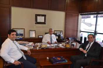 REKTÖR ALKAN'DAN  AHLATCI’YA BÜYÜK ÖVGÜ