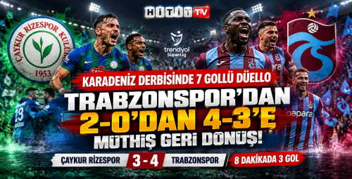 Rize'de 7 Gollü Çılgın Derbi!