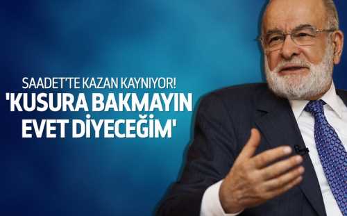 Saadet Partisi Gerger İlçe Başkanı Zeynal Aslan, partisinin ‘hayır’ kararına karşılık meclis üyeleriyle birlikte EVET diyecek