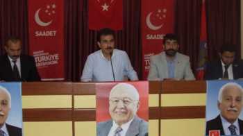 SAADET PARTİSİ MERKEZ İLÇE KONGRESİNİ YAPTI
