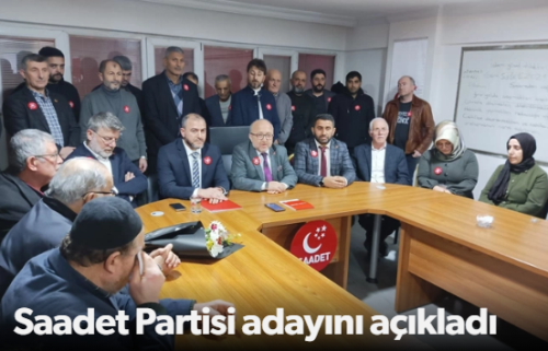 Saadet Partisi'nin Çorum Belediye Başkan adayı Faruk Cıdık 